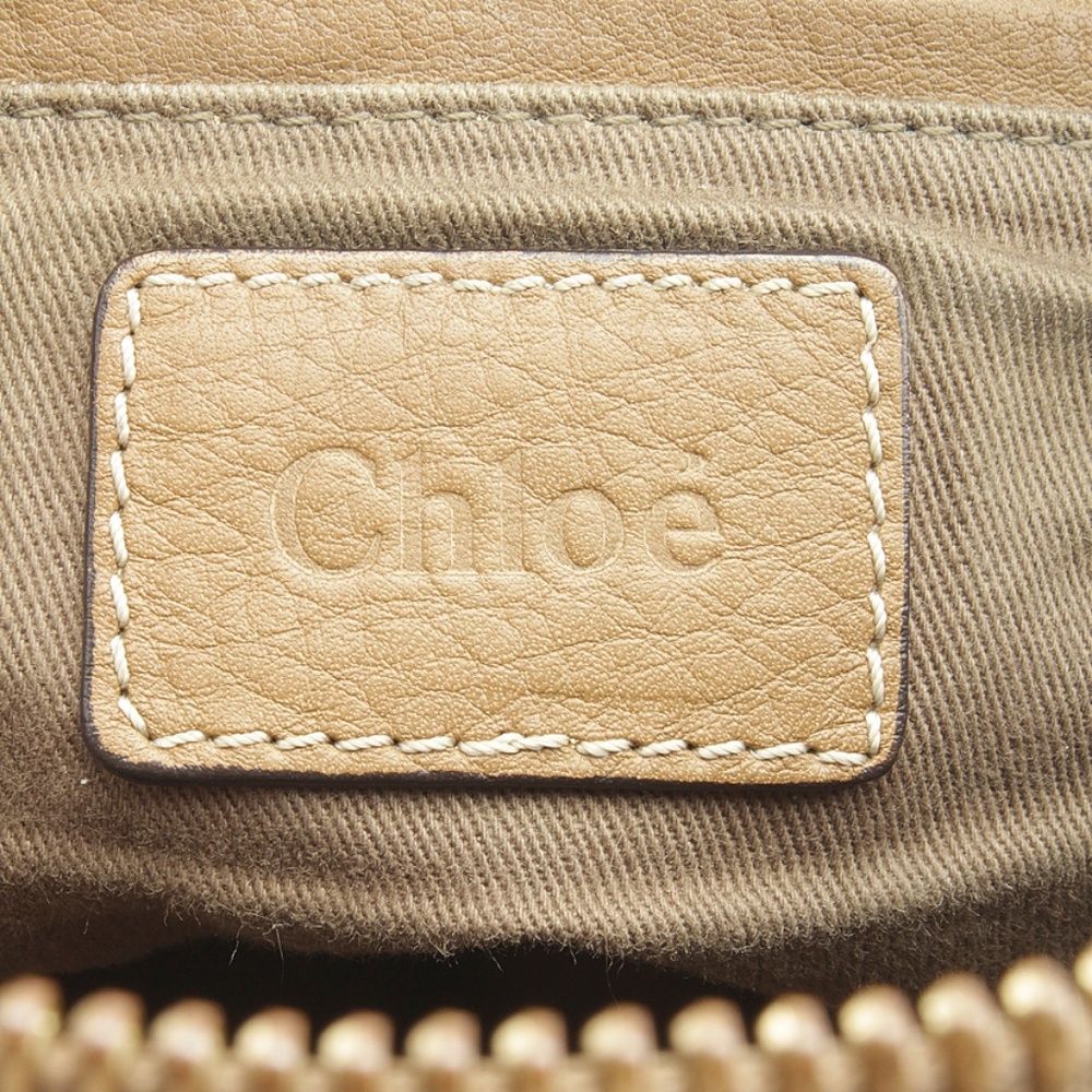 Chloe Marcie Medium Leather Satchel (145216) - Picture 7 of 8